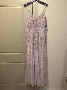 Marina Beaded V-Neck Gown, size L